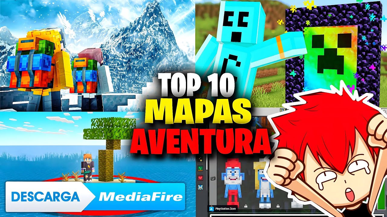 [26.3] TOP MEJORES 10 MAPAS de la 1.21 - 26.3 para Minecraft PE/BEDROCK 2026