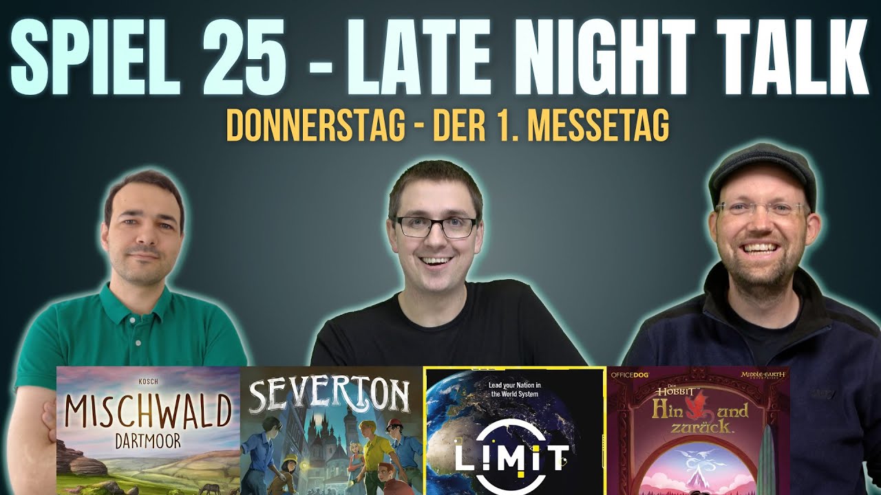 SPIEL 25 Late Night Show &ndash; Der normale Messewahnsinn  🤪( Messe-Tag 1)