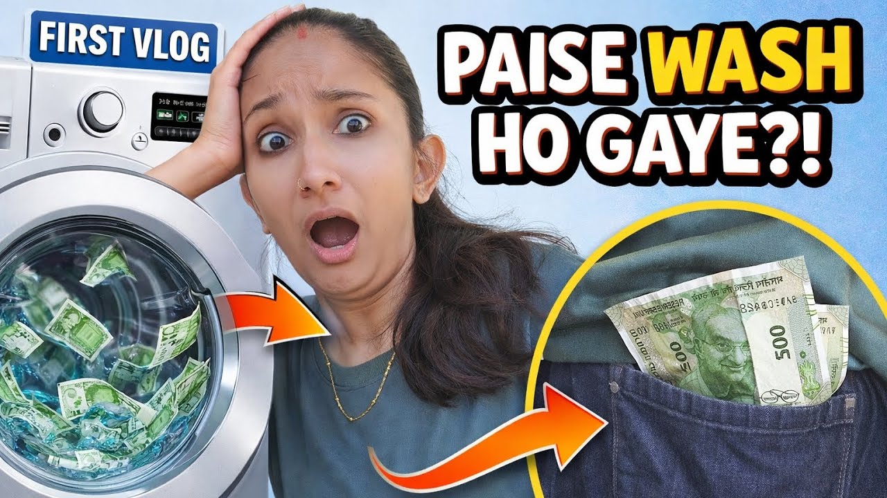 😱 Paise Washing Machine Me Wash Ho Gaye | Real Life Vlog | Big Mistake#bhoomishappyhub 