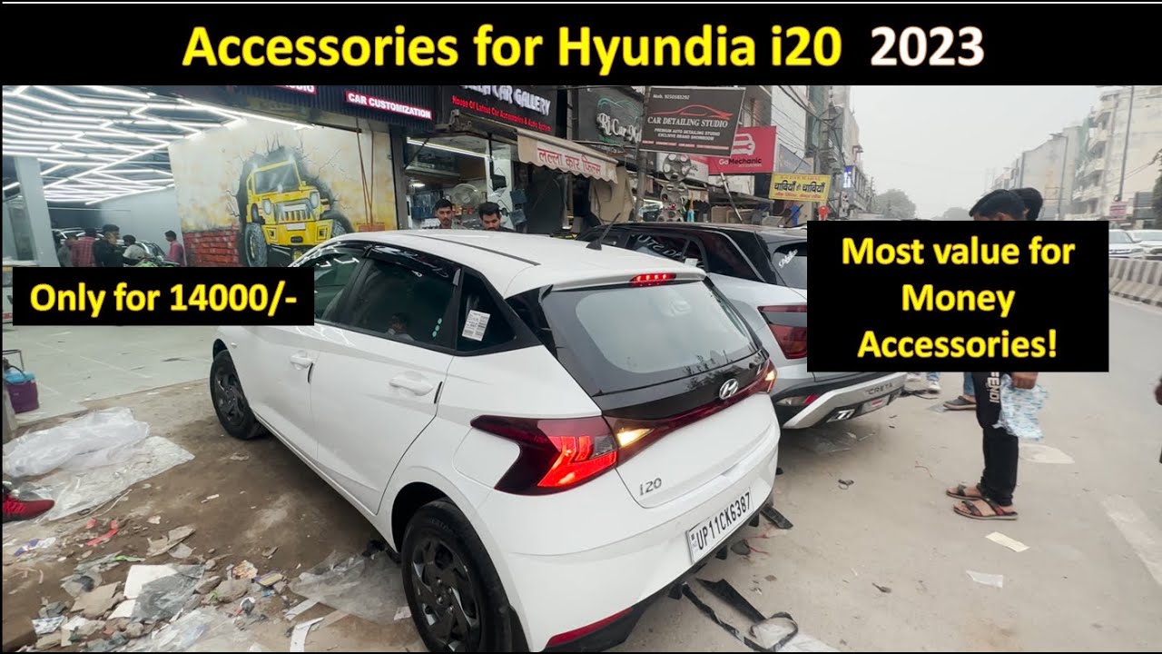 2023 Hyundai i20 Accessories with Price I Most value for Money accessories I Base Model