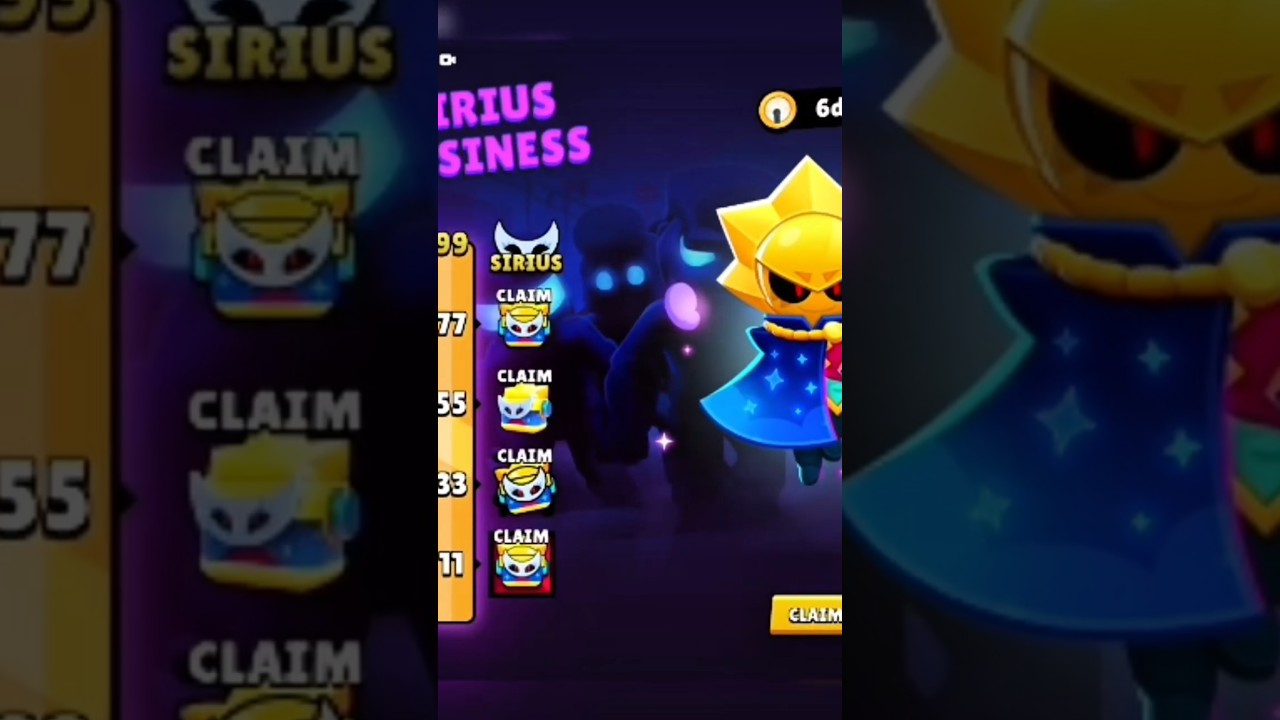 Brawl stars 🎉 Sirius reward collection.🥳 #brawlstars #brawlstars #brawl #supercell #gaming