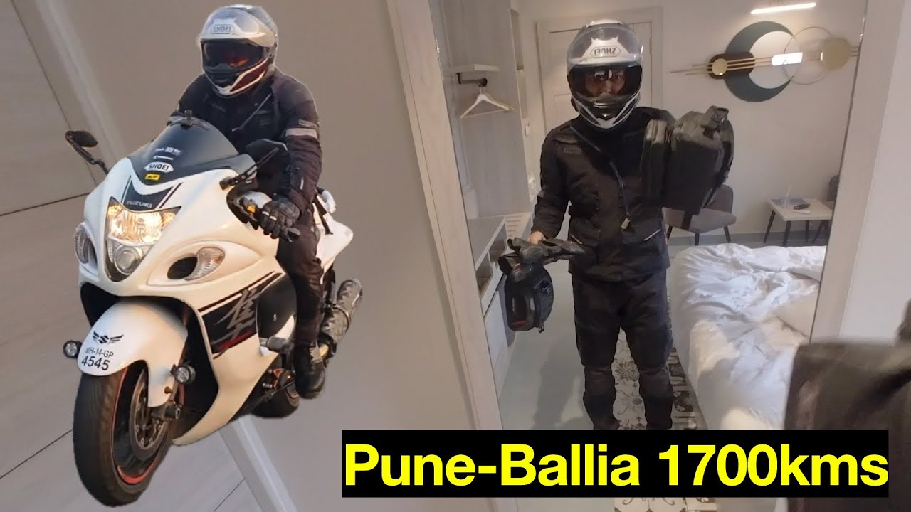 Pune to ballia on Hayabusa