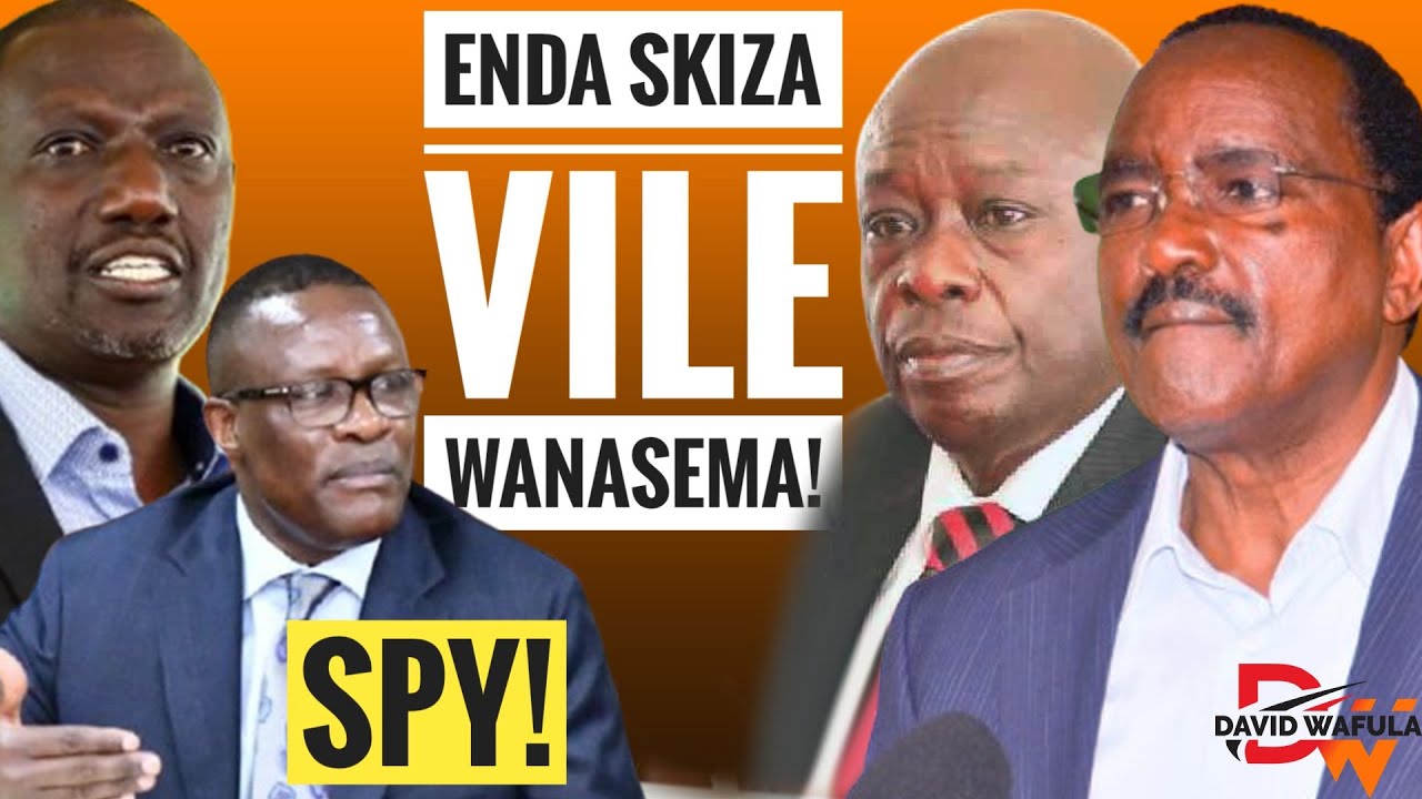 CLEVER RUTO SENDS ELIUD OWALO TO SPY ON THE GACHAGUA/KALONZO GROUP!