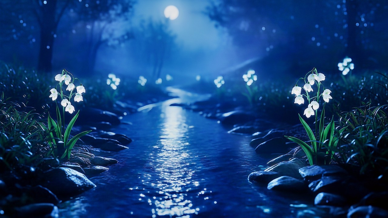 🌙 Spring Night Stream — 2 Hours of Sleep Music & Ambient Sounds