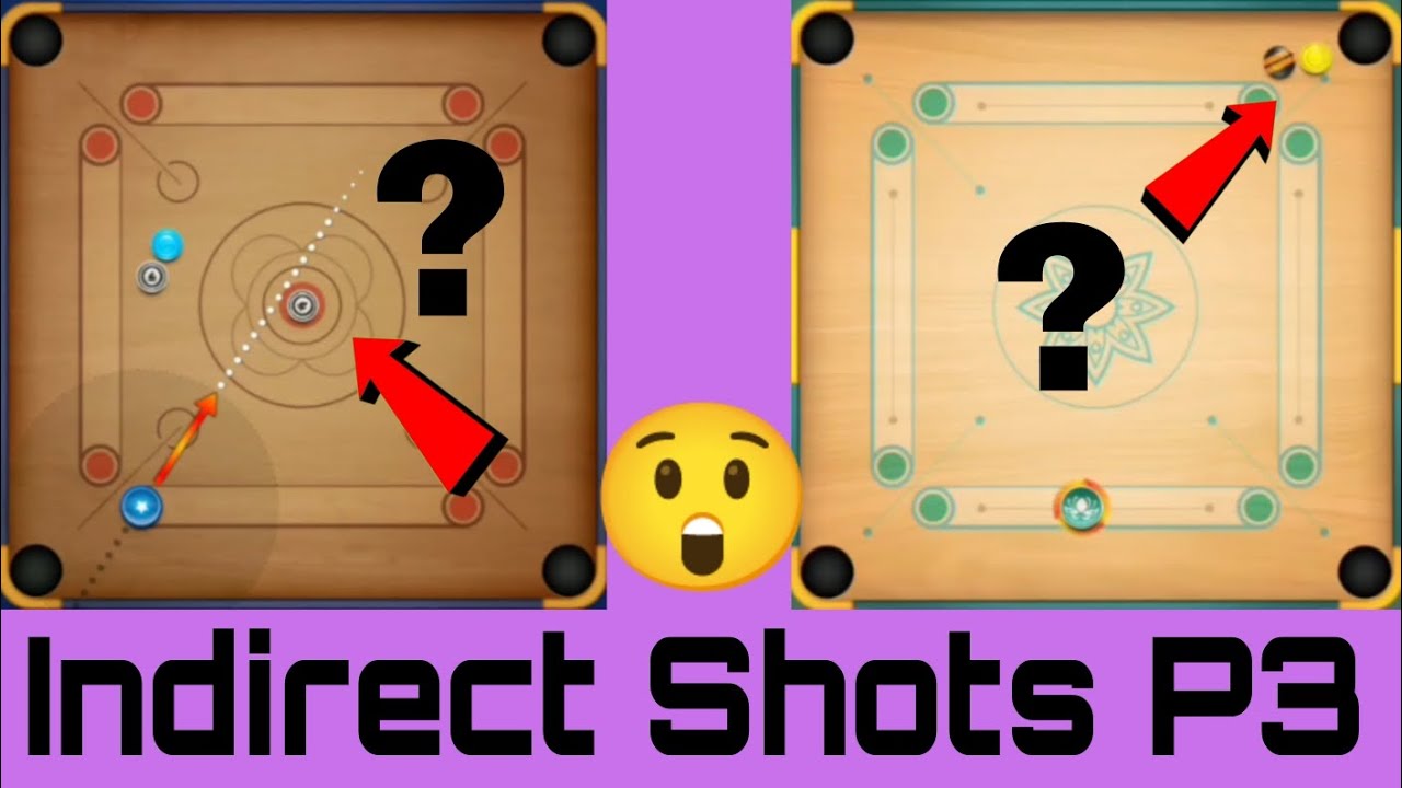 Sri Gaming Fans😲 Indirect Trick Shots 🔥| Indirect shots part 3 #carrompool #indirectshots