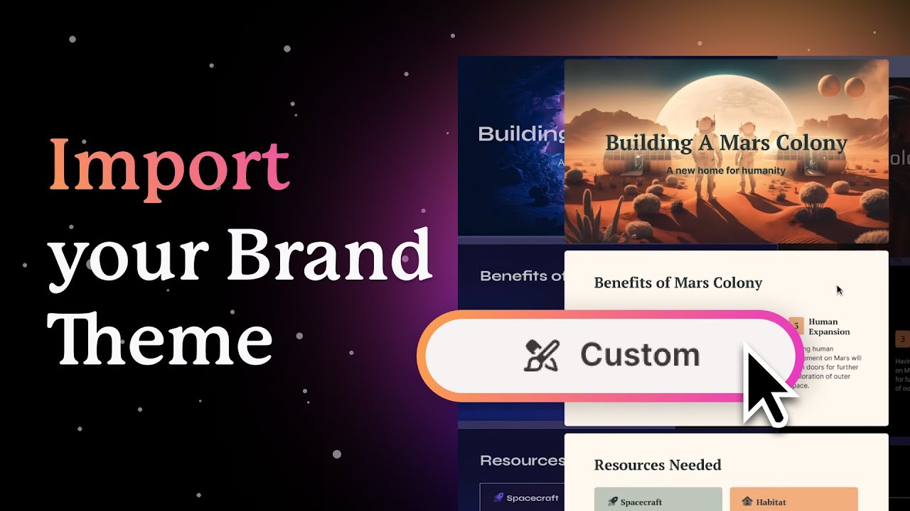 How to make branded presentations with AI | Import your brand into Gamma