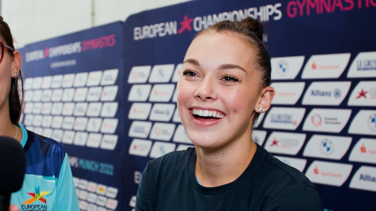 Giorgia Villa (ITA) Interview - 2022 European Championships - Balance Beam Final