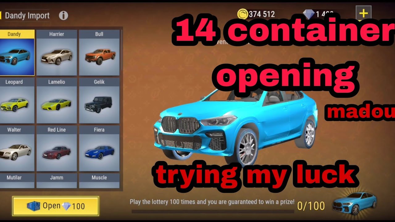 14 container opening in MADOUT2 | trying my luck @mysteryman2386 #madout2 #mysterybox