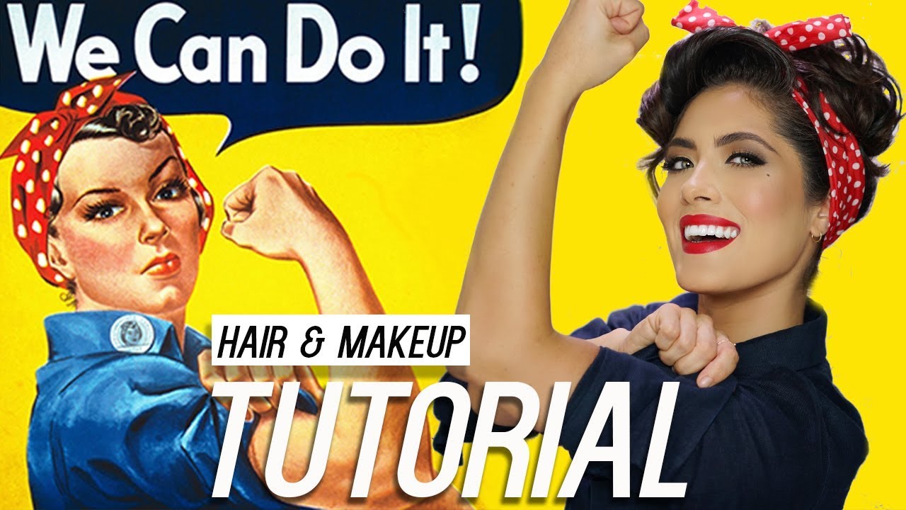 Rosie the Riveter Hair and Makeup Tutorial | Melissa Alatorre