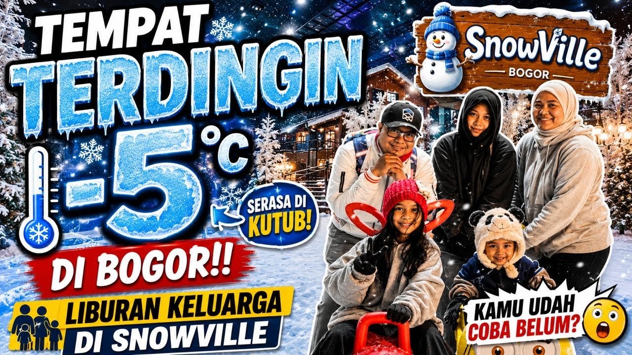 BARU! WISATA SALJU DISENTUL VIBENYA SEPERTI DI EROPA! #Snowville #sentul #bogor 