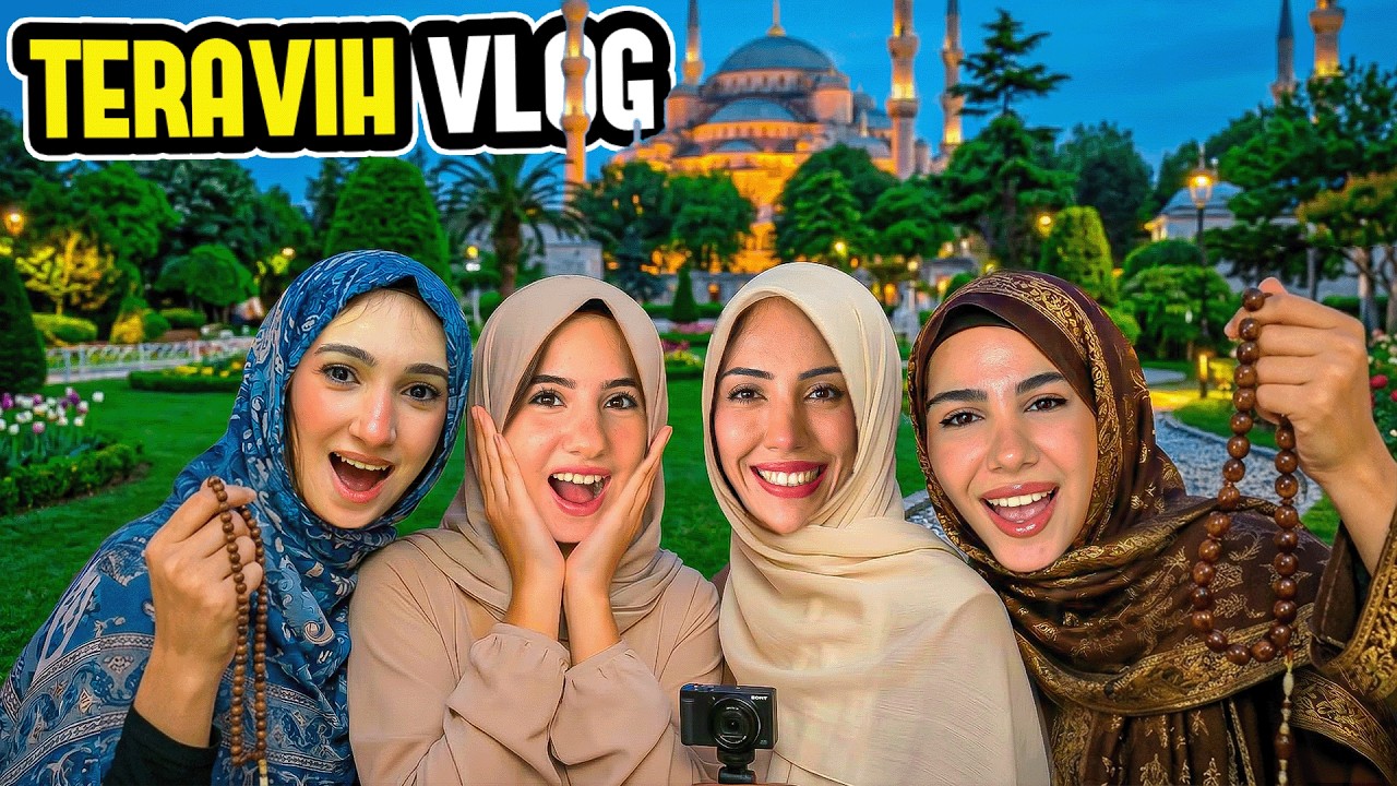 KIZLARLA TERAVİH VLOG !! Tuğba Yağmur Damla Gülsüm
