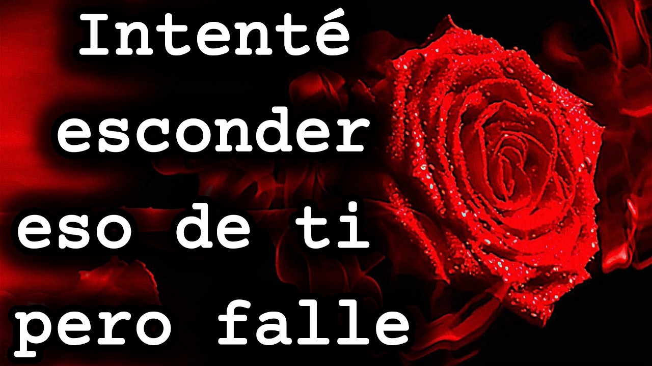 Intenté esconder eso de ti pero falle
