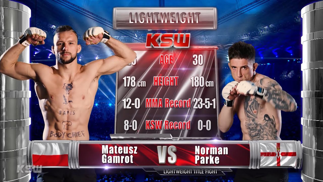 KSW Free Fight: Mateusz Gamrot vs Norman Parke 1 | KSW 53