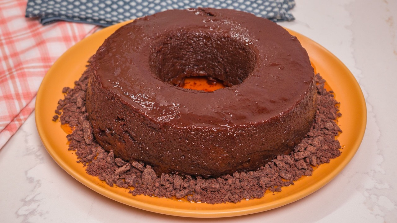 PUDIM DE CHOCOLATE COM CHOCOTONE NÃO JOGUE FORA PANETONE SECO | Cook'n Enjoy 1712