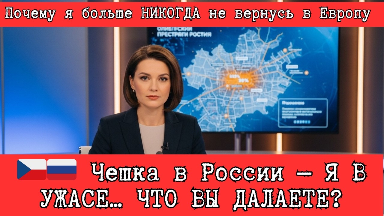 🇨🇿🇷🇺 Чешка в России — Я В УЖАСЕ… Почему я больше НИКОГДА не вернусь в Европу