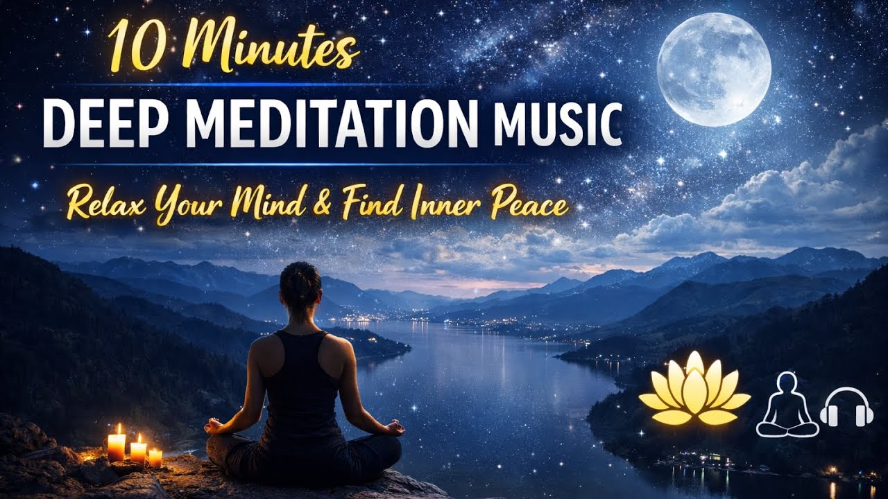 Deep Meditation Music 🌿 Relaxing Music for Stress Relief, Sleep & Inner Peace