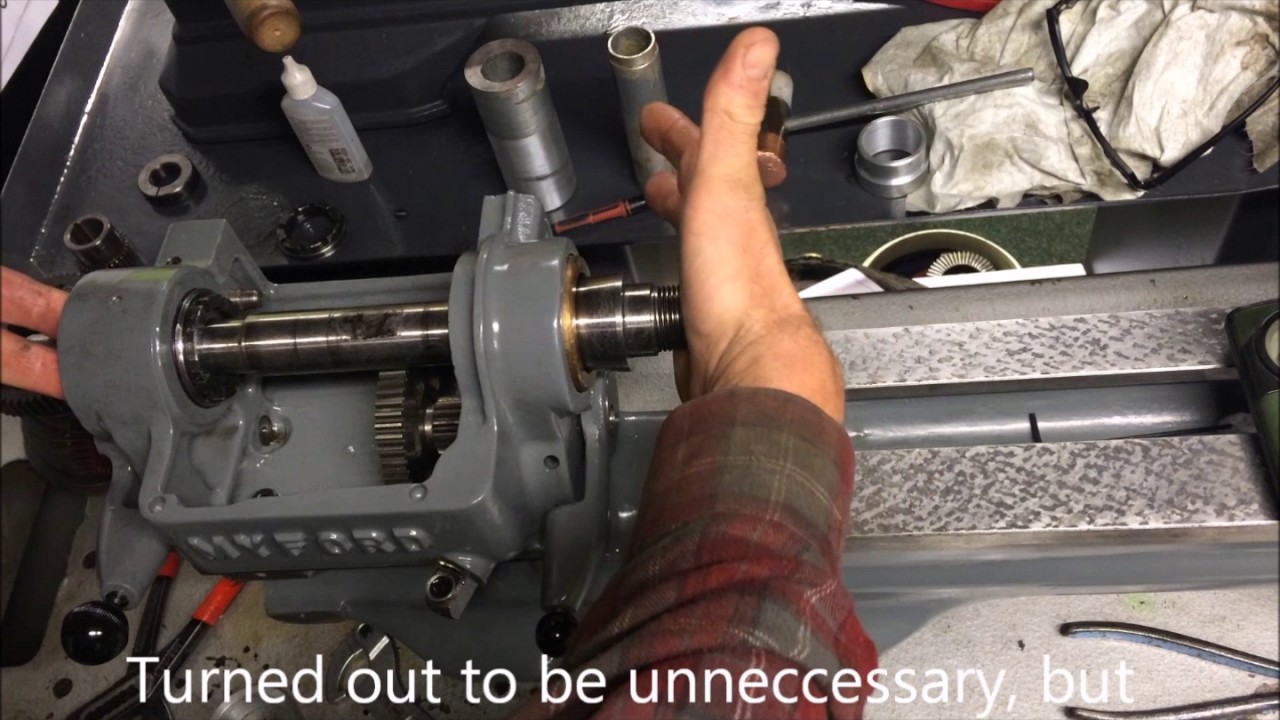 Myford Super 7 headstock assembly and spindle adjustment