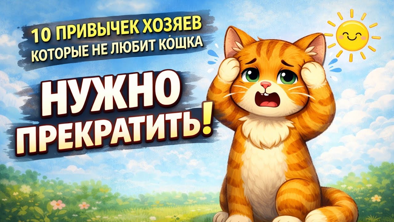 Если у тебя есть кошка — посмотри это. 10 привычек хозяев, которые её бесят