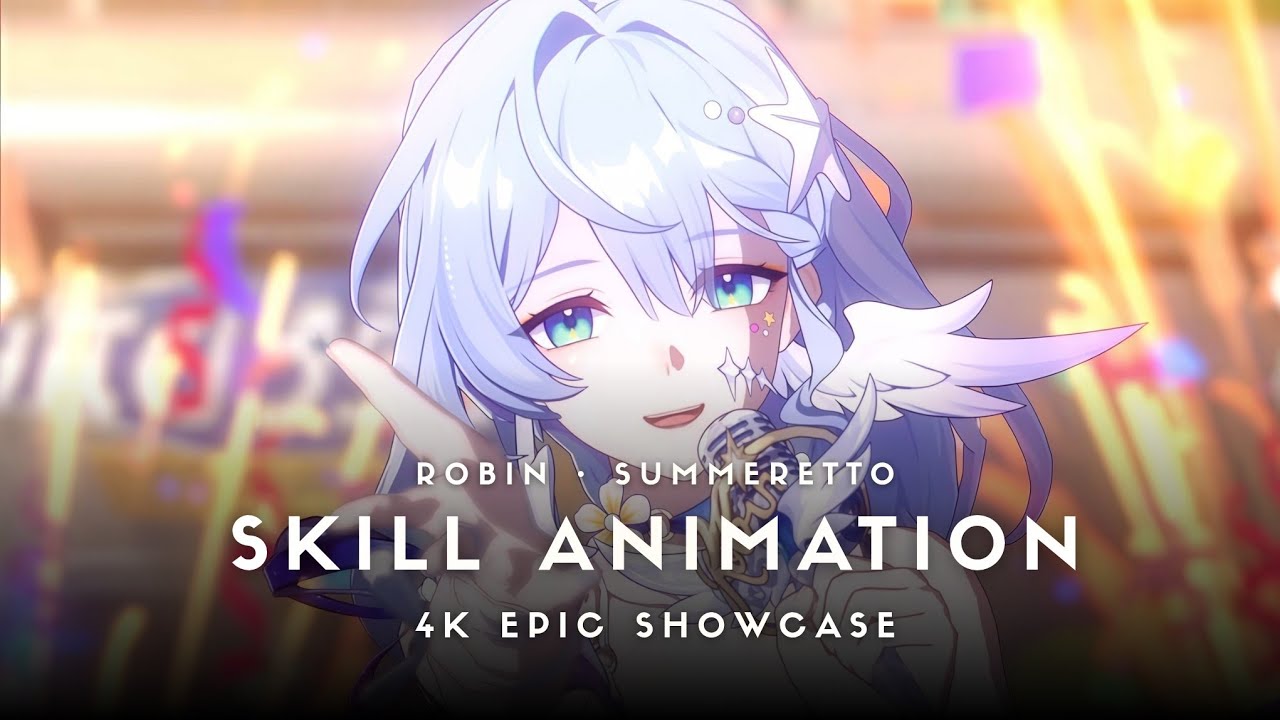 ROBIN &bull; SUMMERETTO Animation 4K Showcase | Honkai Star Rail 4.5