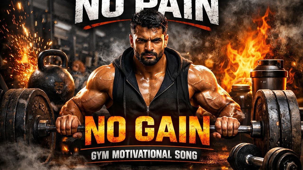 NO PAIN NO GAIN 💪 | Gym Motivational Song 2026 | Hindi Workout Anthem