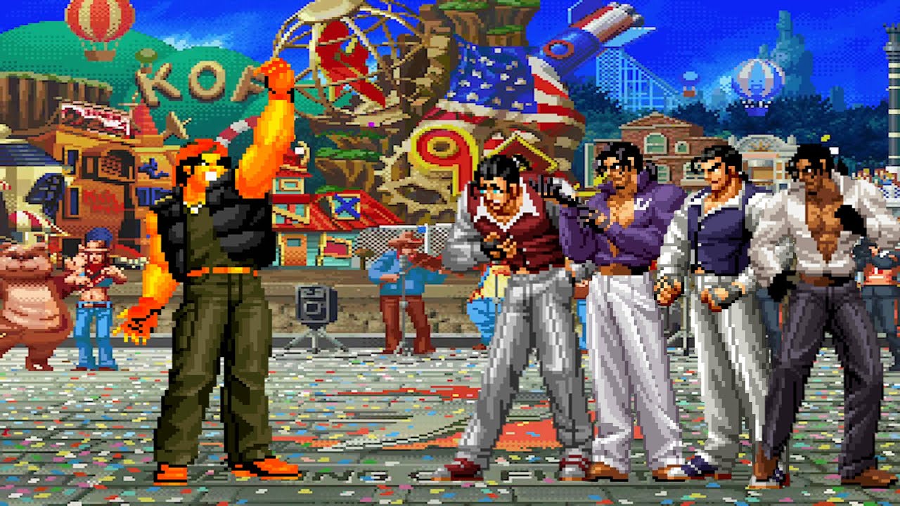 [KOF Mugen] New Nuclear Soldier vs Robert Garcia Team