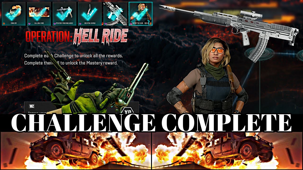 CHALLENEGE COMPLETE - OPERATION: HELL RIDE