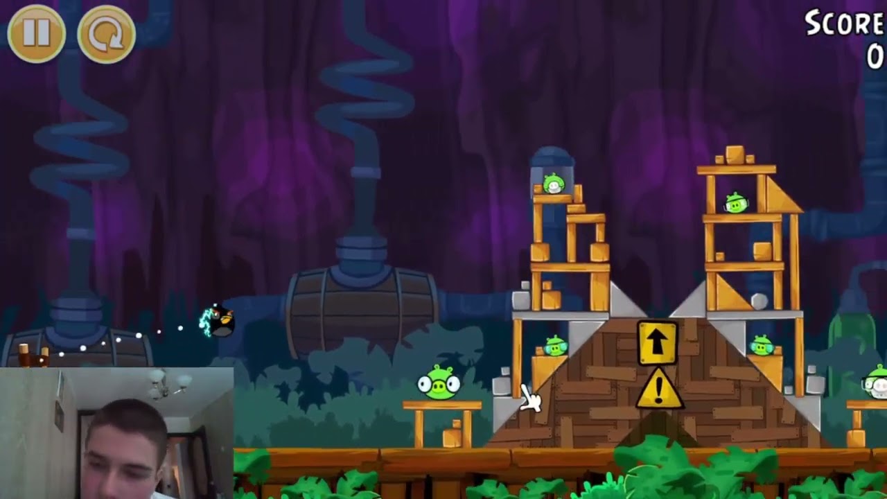 Прохожу Angry Birds Classic -- Свинячий Звиздец