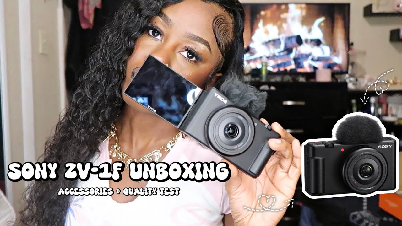 SONY ZV-1F CAMERA UNBOXING | Quality Test + Accessories | My New Vlogging Camera