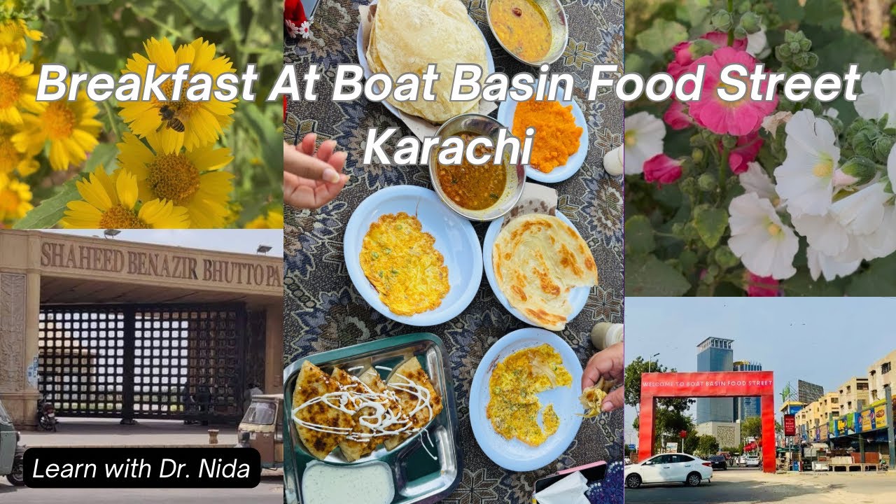 Breakfast At Boat Basin Food Street | Exploring Famous Breakfast Point In Karachi | Food Street