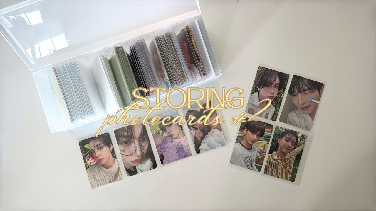 storing photocards #2 𖦹 cravity, cix, zb1 & tbz