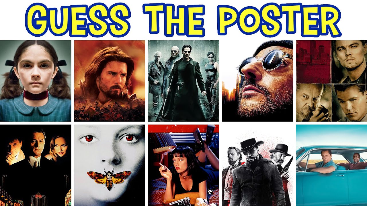 Guess the Movie Poster Quiz | Iconic Movie Poster Quiz for Film Lovers (25 Posters)