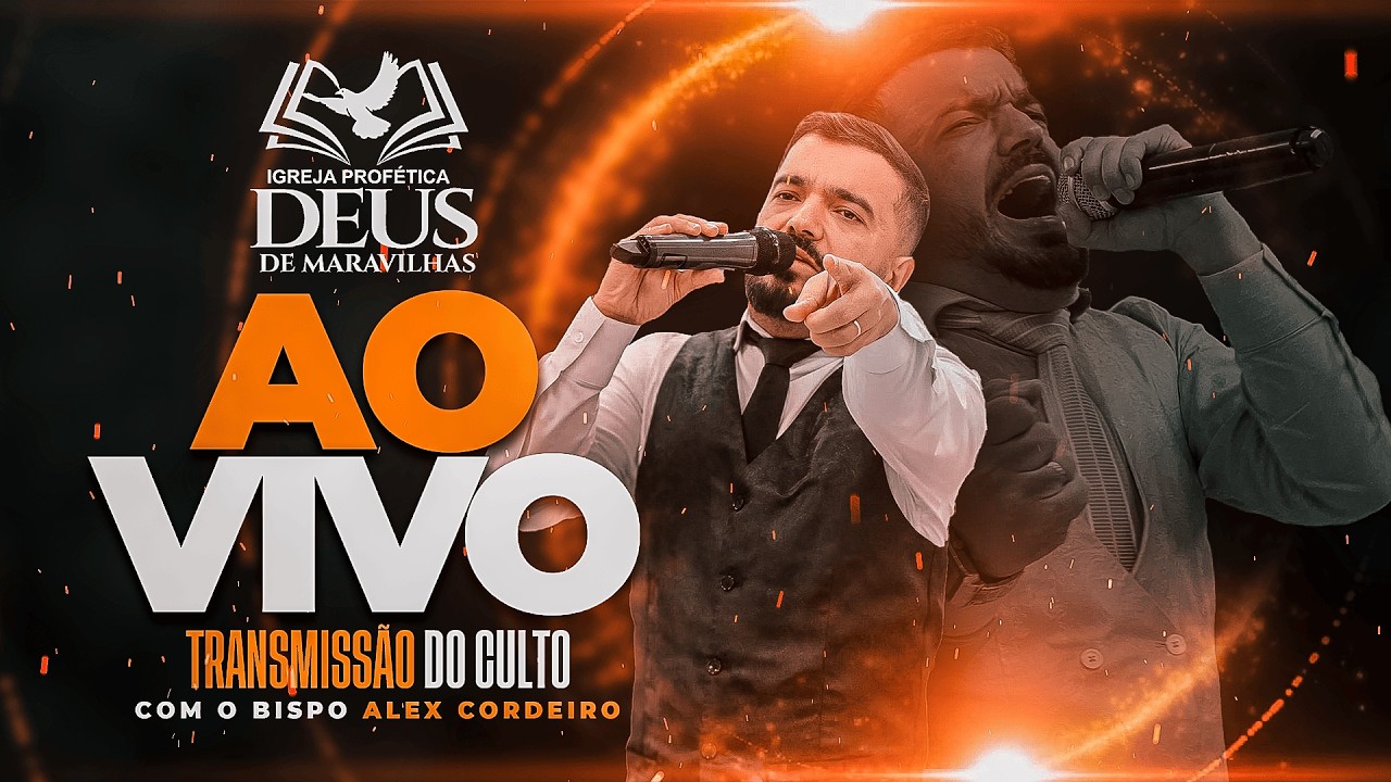 🔥 AO VIVO: Culto Com Bispo Alex Cordeiro - Unção do Dom da Riqueza das 7 unções🙏