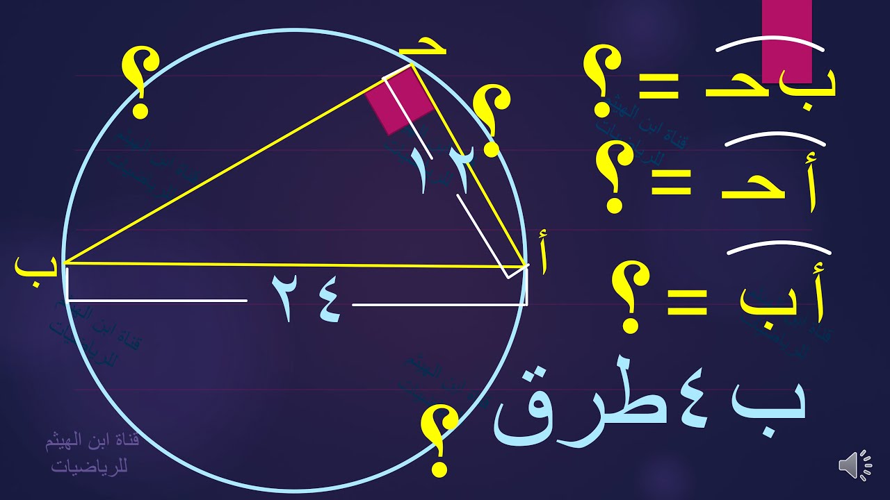 القياس الستيني والقياس الدائري لزاوية - طول القوس - محيط الدائرة #ابن_الهيثم_للرياضيات