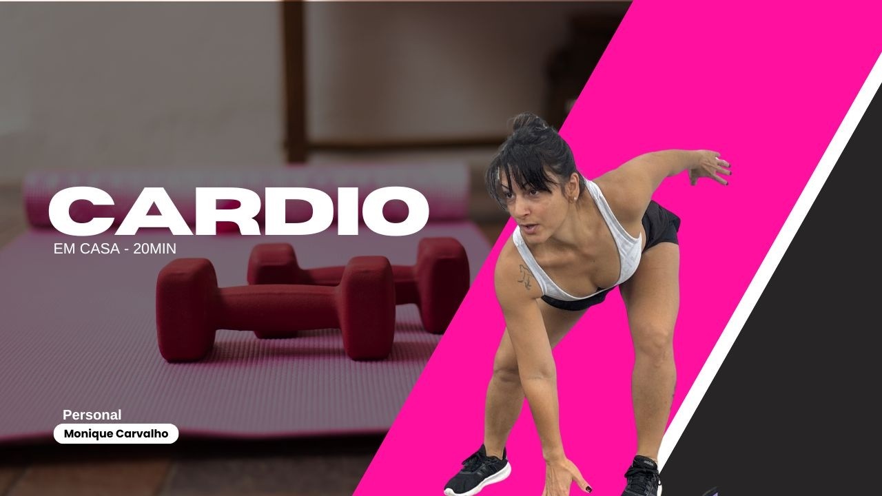 Cardio pra Queimar MUITA GORDURA em Casa - 20Min | Mulher Sarada