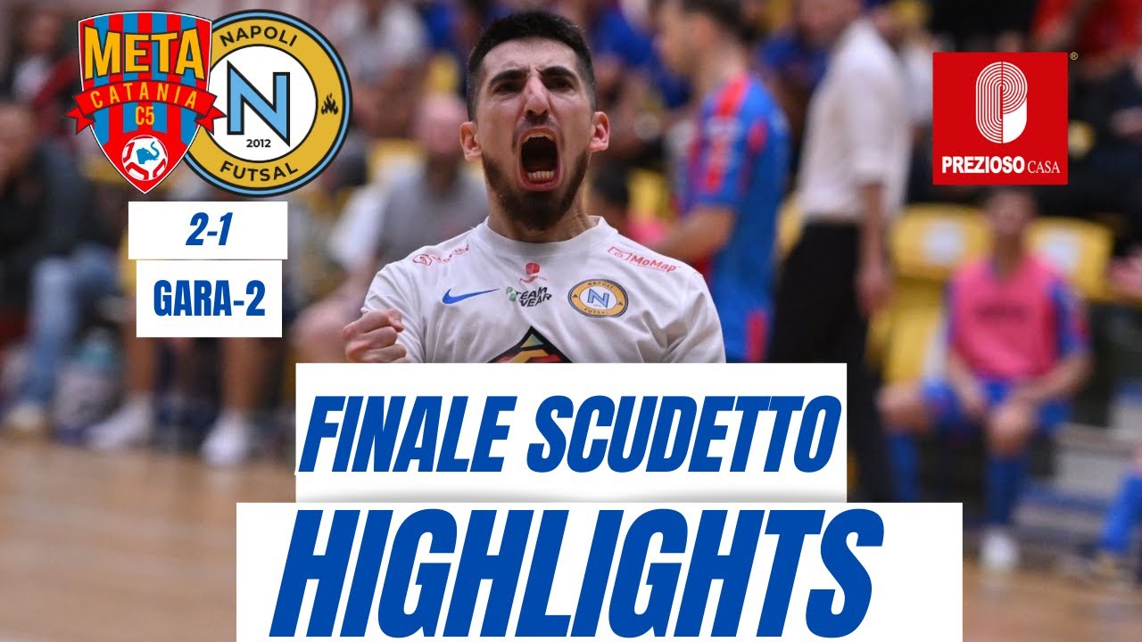 HIGHLIGHTS META CATANIA PREZIOSO CASA NAPOLI: lo SCUDETTO si deciderà a gara-3 ad AVERSA! 💙