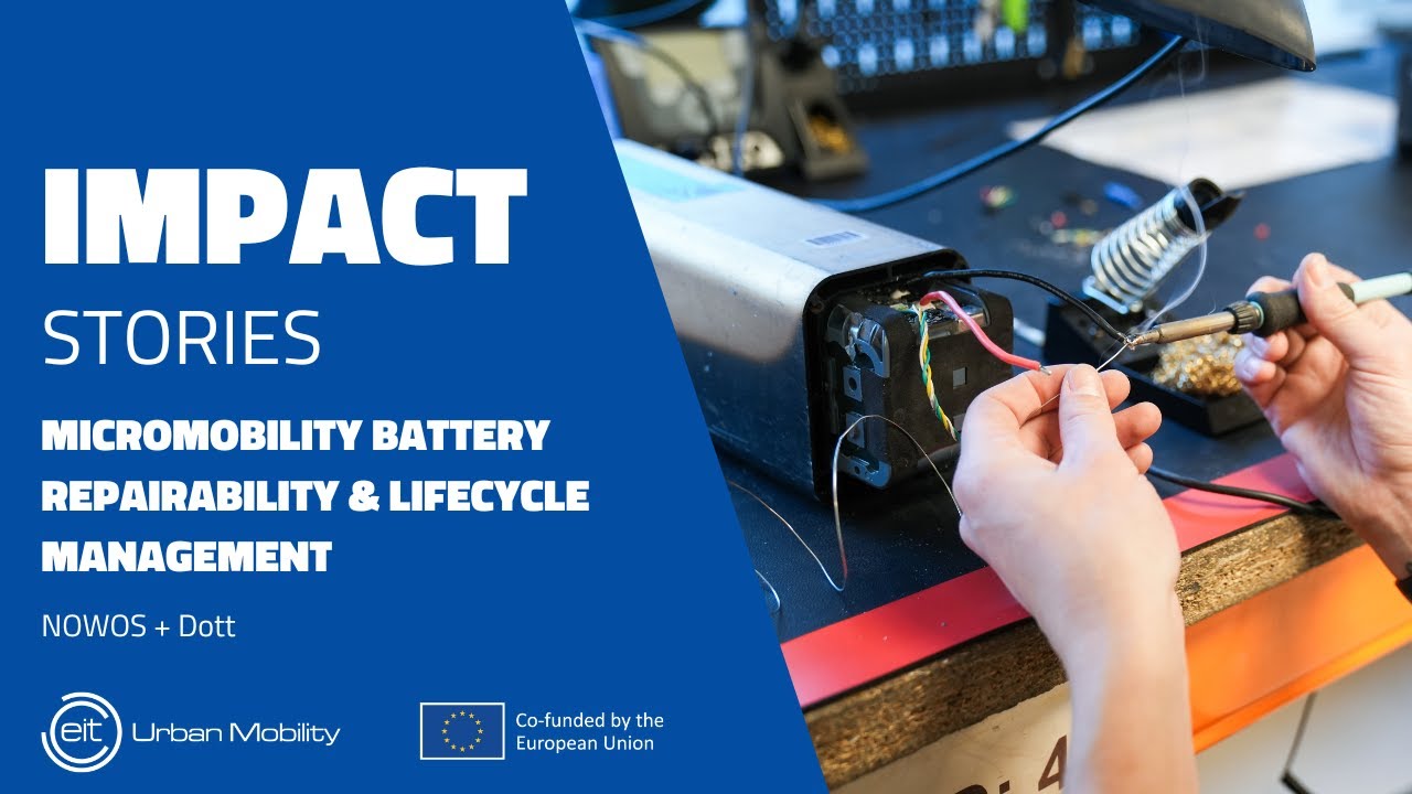 Расширение масштабов ремонта аккумуляторов для обеспечения устойчивой микромобильности в Европе.