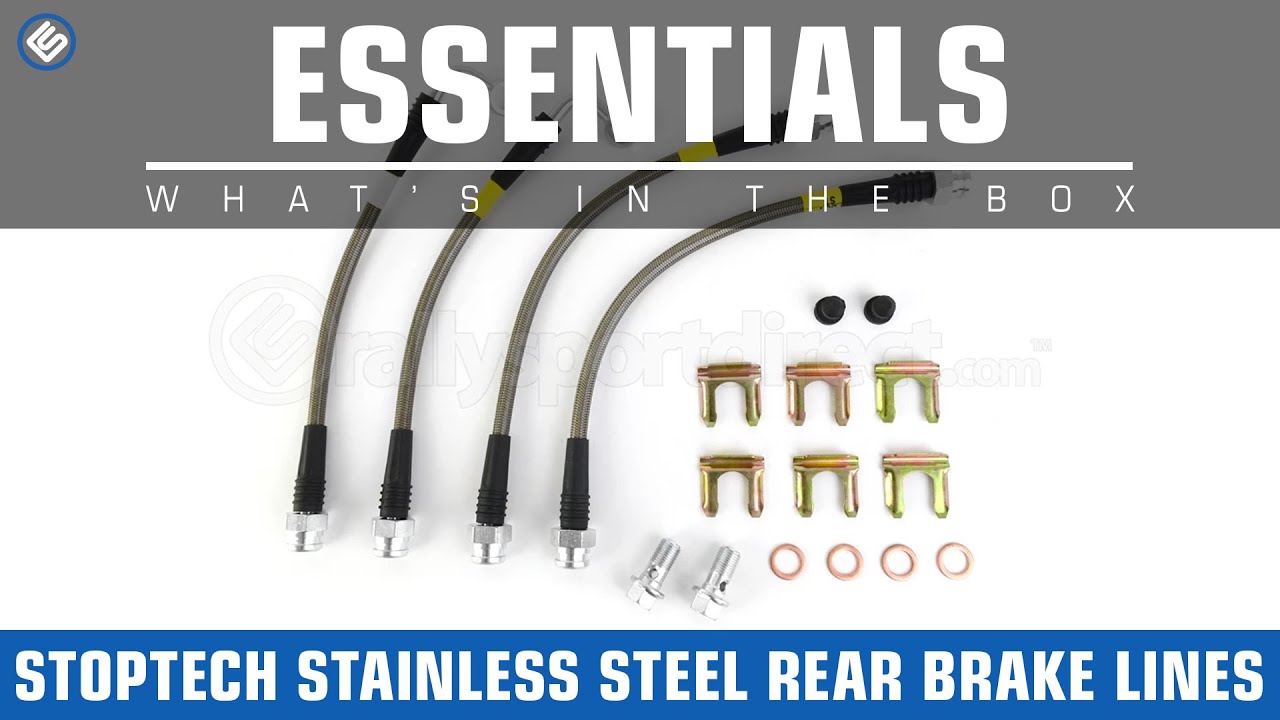 Stoptech Subaru Legacy Stainless Steel Rear Brake Lines - What's in the Box?