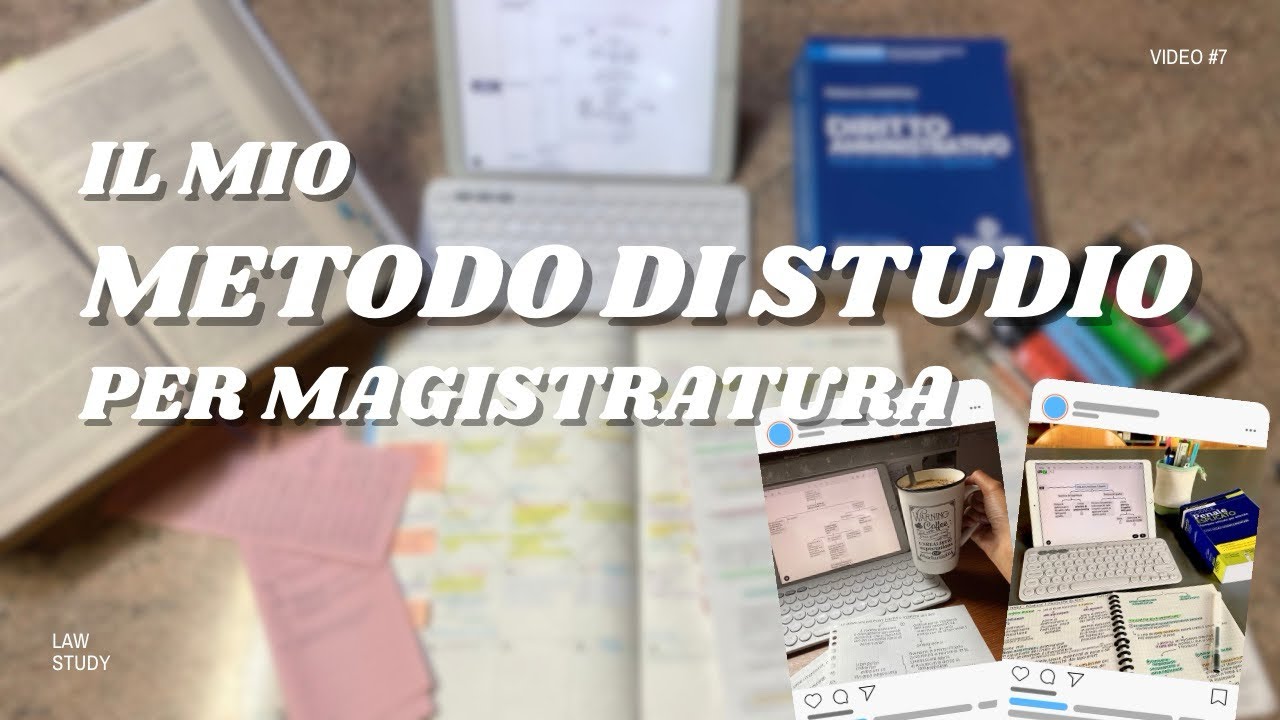 Magistratura | evoluzione del mio metodo di studio📚 | law.study