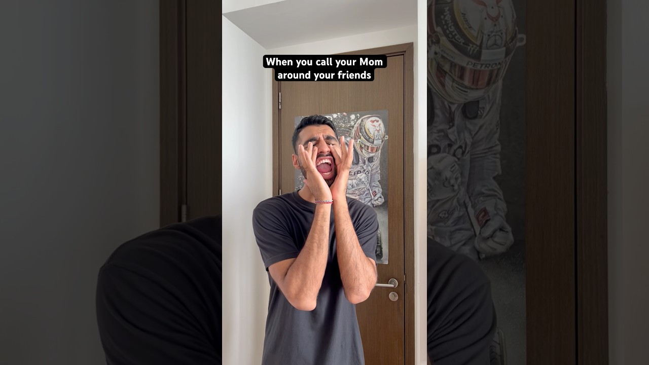 When You Call Your Mom Around Your Friends 😂 #shorts