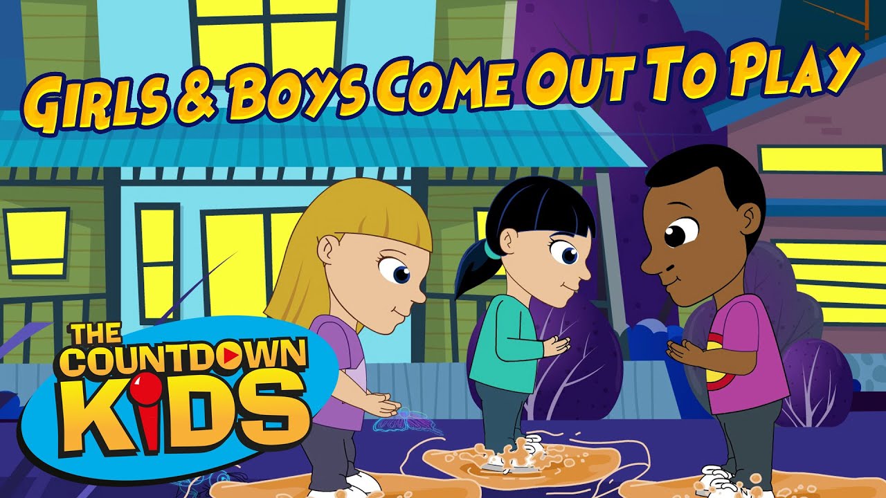 Girls And Boys Come Out To Play - The Countdown Kids | Kids Songs & Nursery Rhymes | Lyric Video