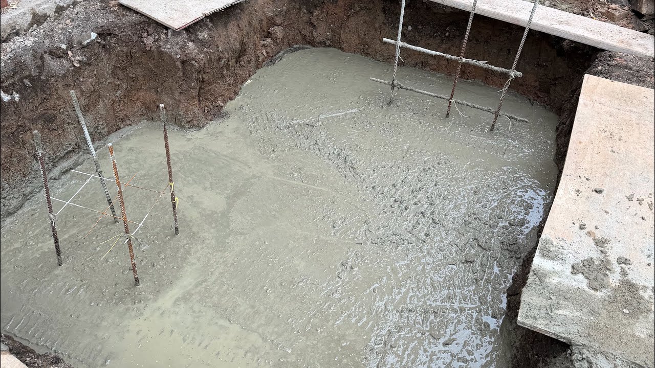 Concrete pour,Richer Rich is live!subscribe,please