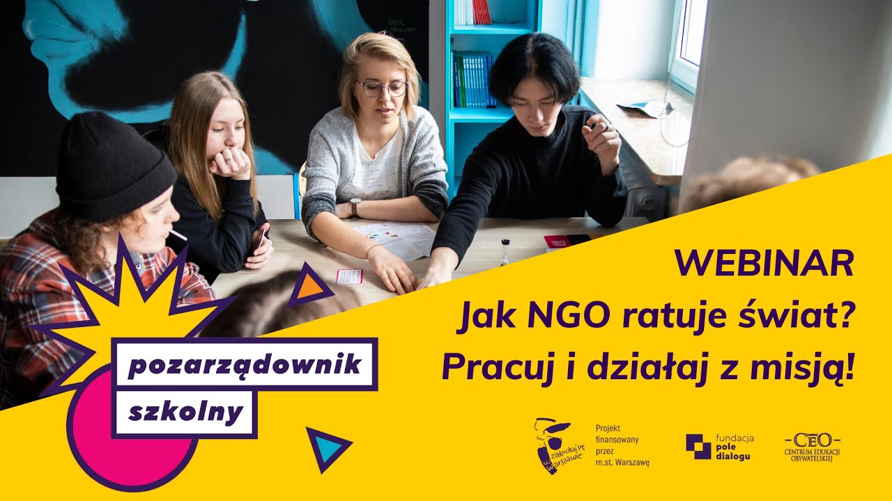 Jak NGO ratuje świat? Działaj i pracuj z misją! [webinar]