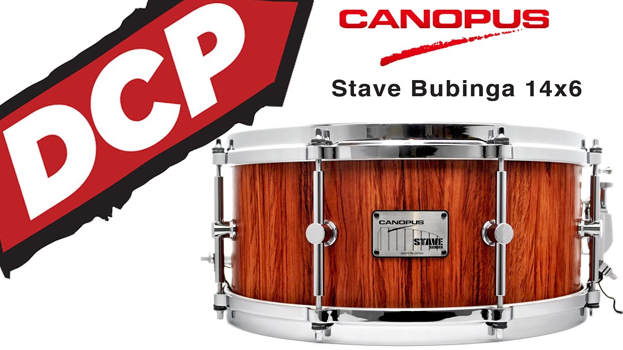 DCP Review: Canopus Stave Bubinga Snare Drum 14x6