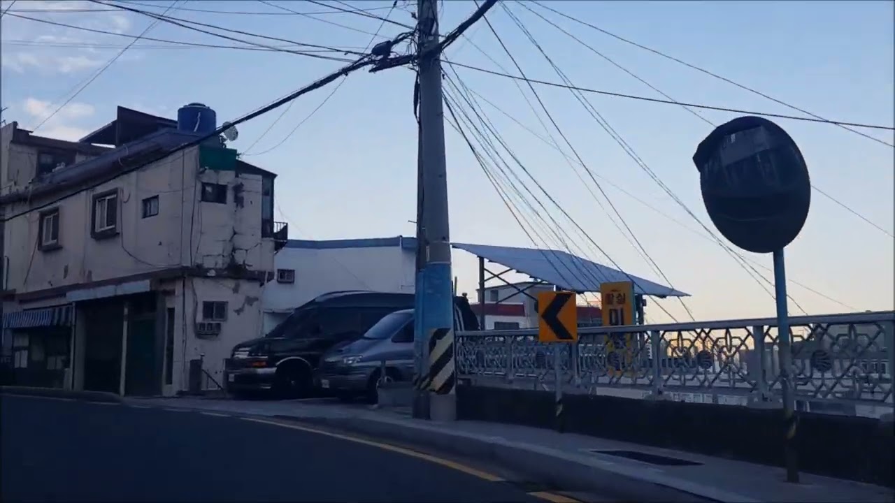 부산 산복도로 주행영상 중앙동에서 영주동 수정동 성북고개넘어 신암까지 퇴근길 주행 영상