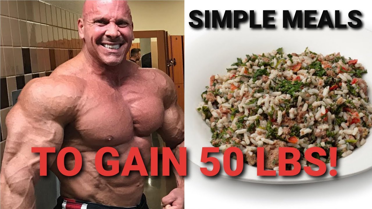 SIMPLE MEAL PLAN TO GAIN 50 POUNDS OF MASS (FULL GROCERY LIST OF FOOD) - STAN EFFERDING