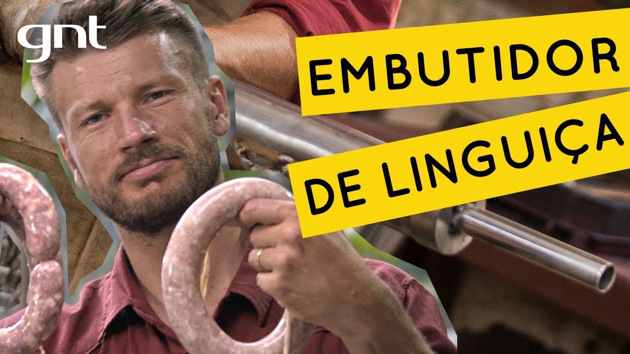 Rodrigo Hilbert mostra como fazer um embutidor de lingui&ccedil;a l Fa&ccedil;a Voc&ecirc; Mesmo