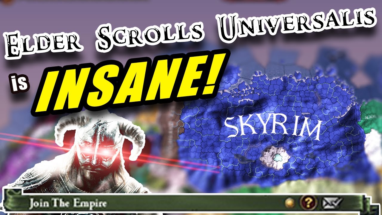 Playing ELDER SCROLLS UNIVERSALIS is INSANE! (EU4)