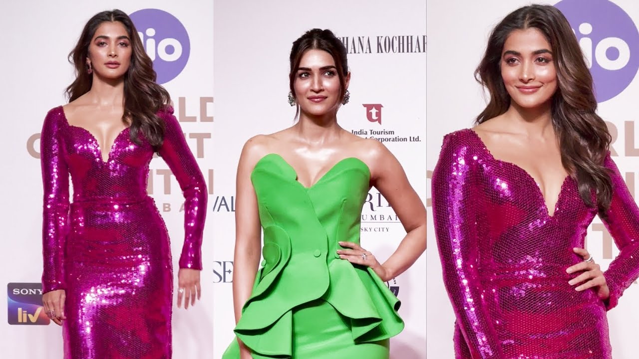 Bollywood के खूबसूरत अभिनेत्रिया Kriti Sanon & Pooja Hegde Arrives At 71st Miss World 2024  At Jio
