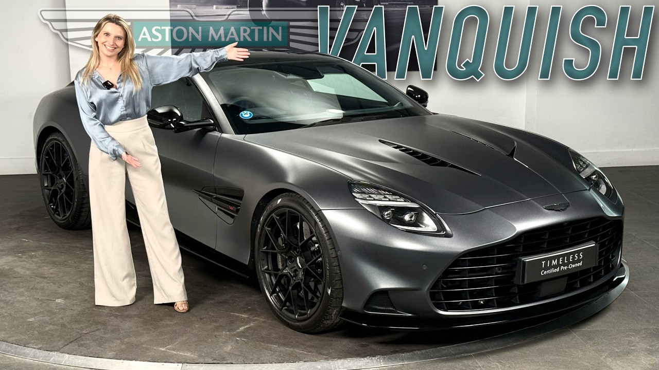 STEALTH SPEC 2025 Aston Martin Vanquish Finished in SATIN XENON GREY - A Walk Around With Grace