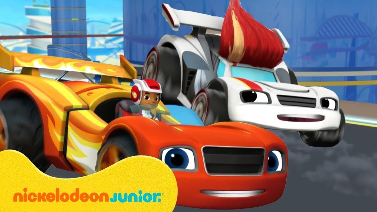Blaze et les Monster Machines | Marathon de 3 HEURES de courses! 🚗💨 | Nickelodeon Jr. France